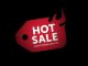 logotipo de Hot Sale en fondo negro